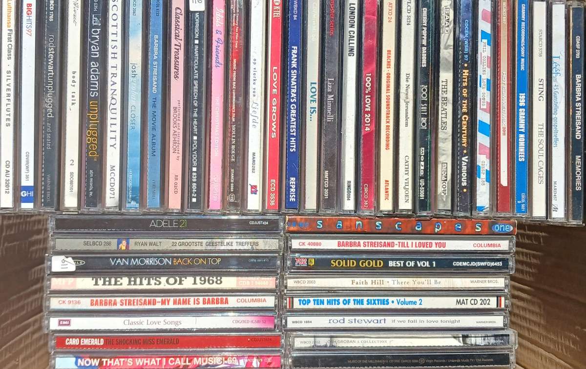 Collection of 46 music CDs