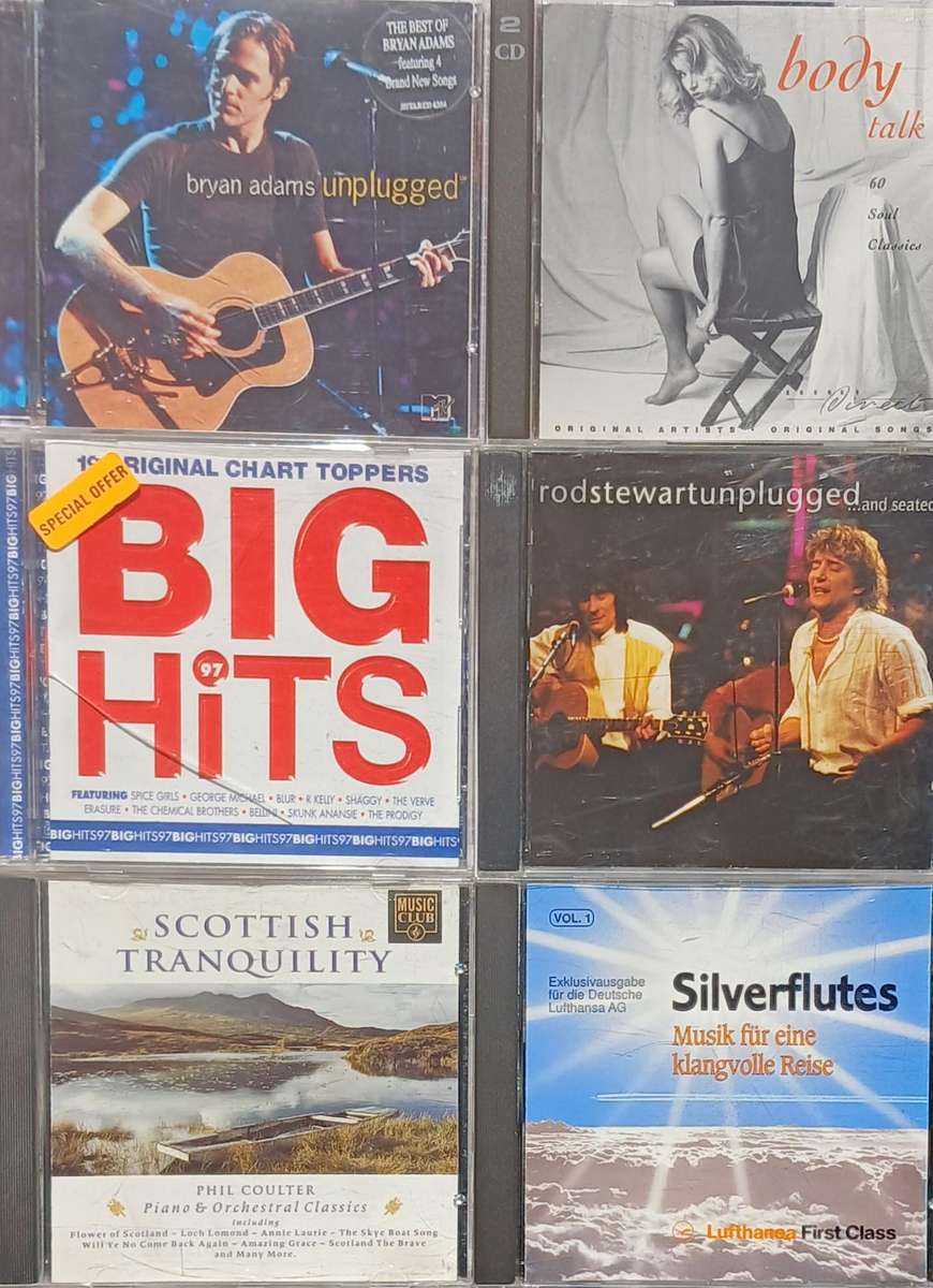 Collection of 46 music CDs