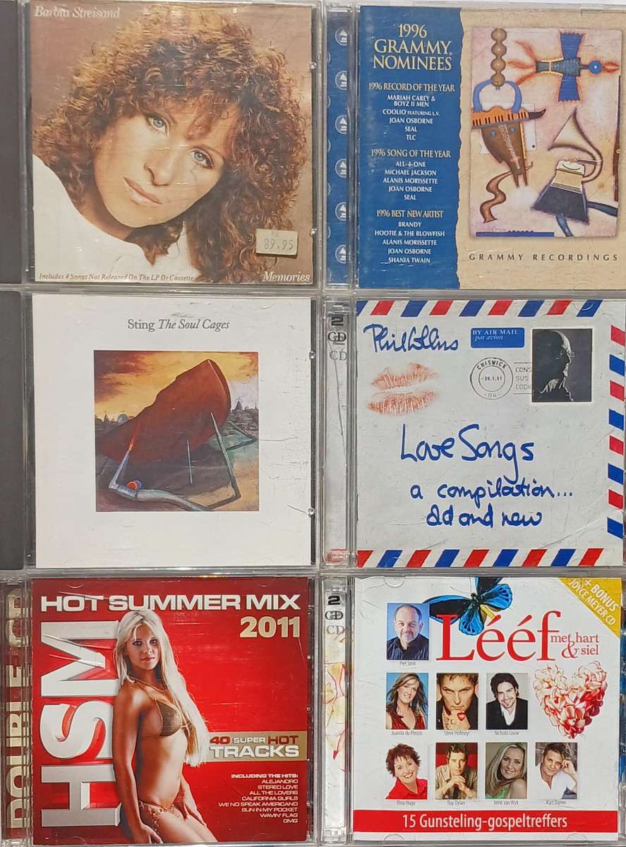 Collection of 46 music CDs