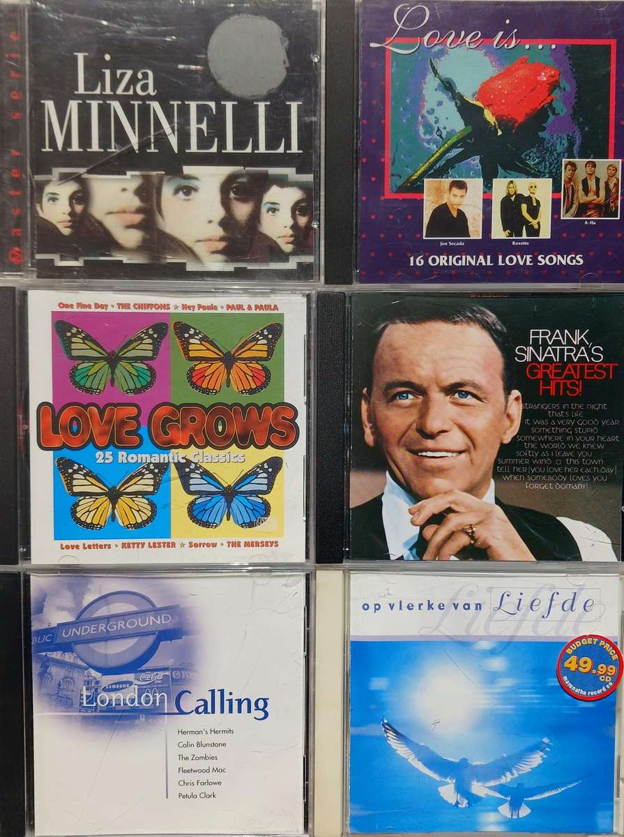Collection of 46 music CDs