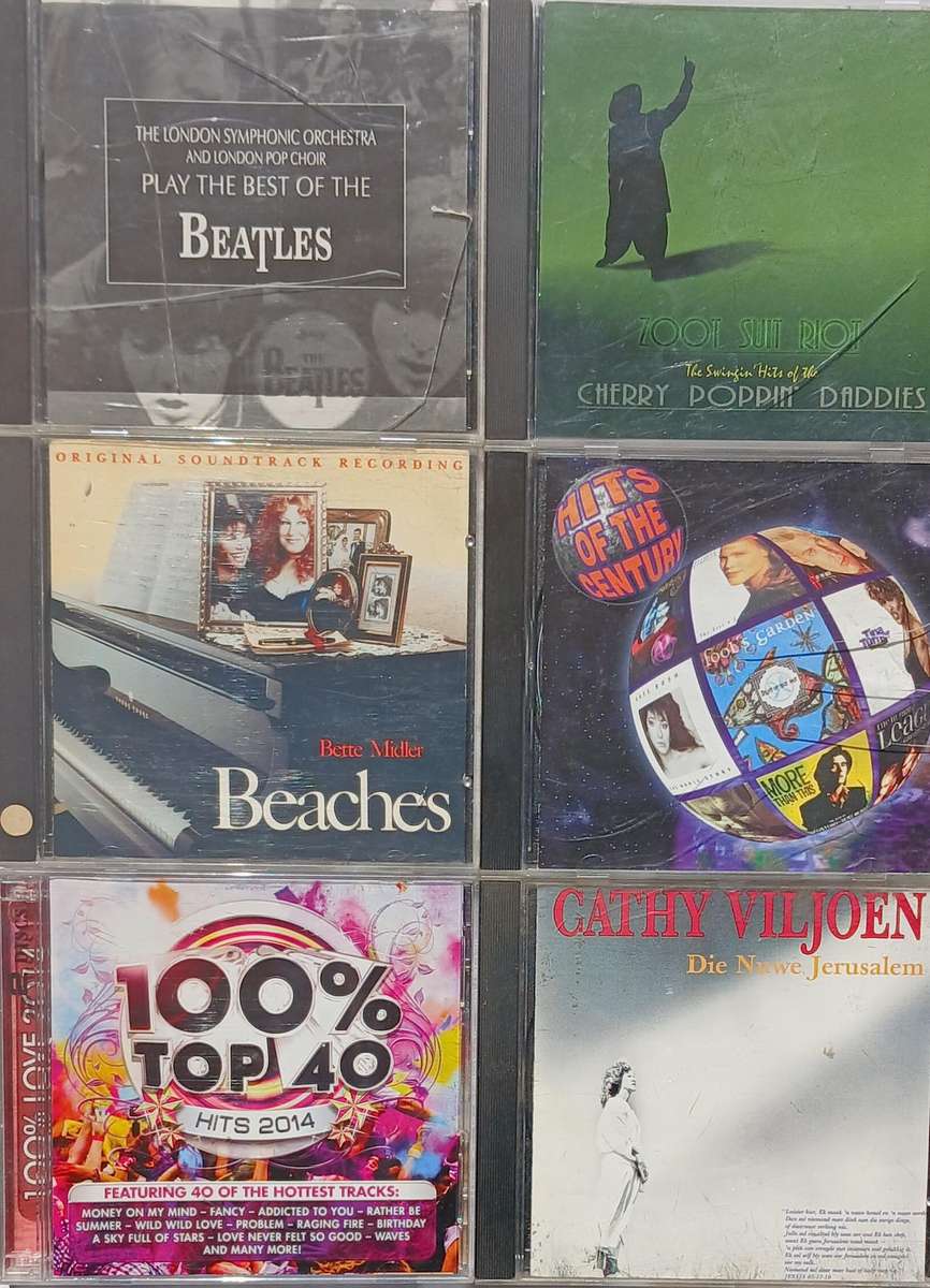 Collection of 46 music CDs