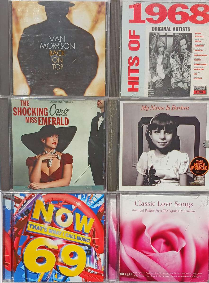 Collection of 46 music CDs