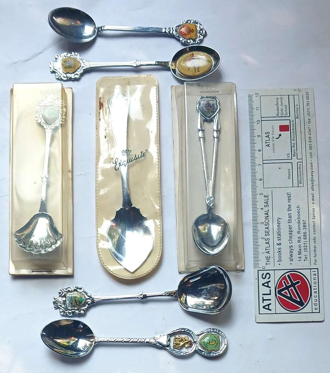7 x Souvenir Spoons (Southern Africa)