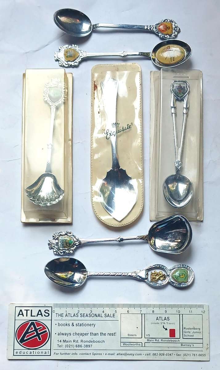 7 x Souvenir Spoons (Southern Africa)