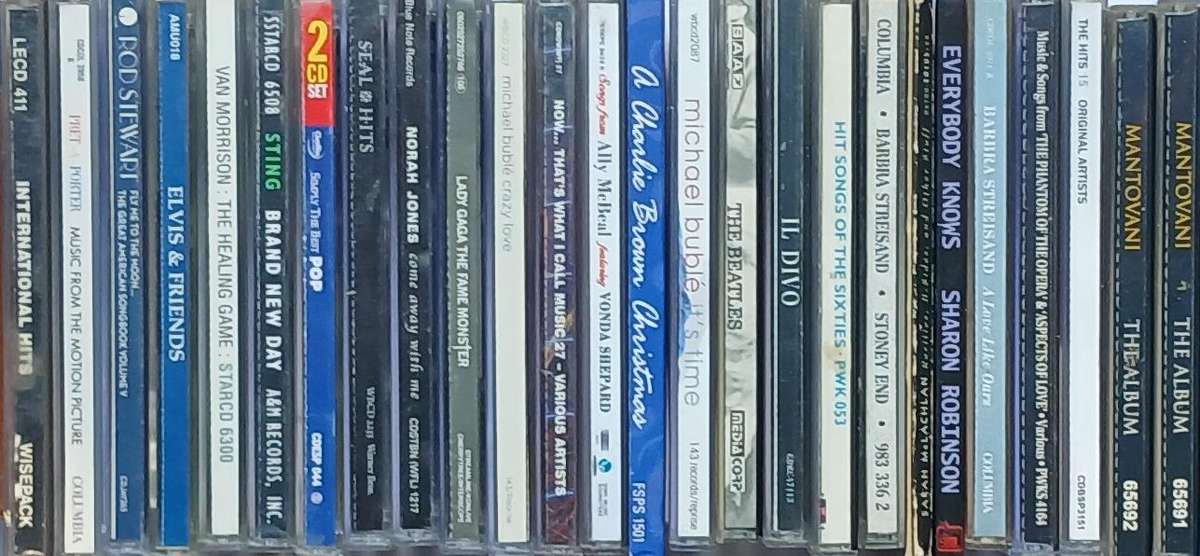 Collection of 26 music CDs
