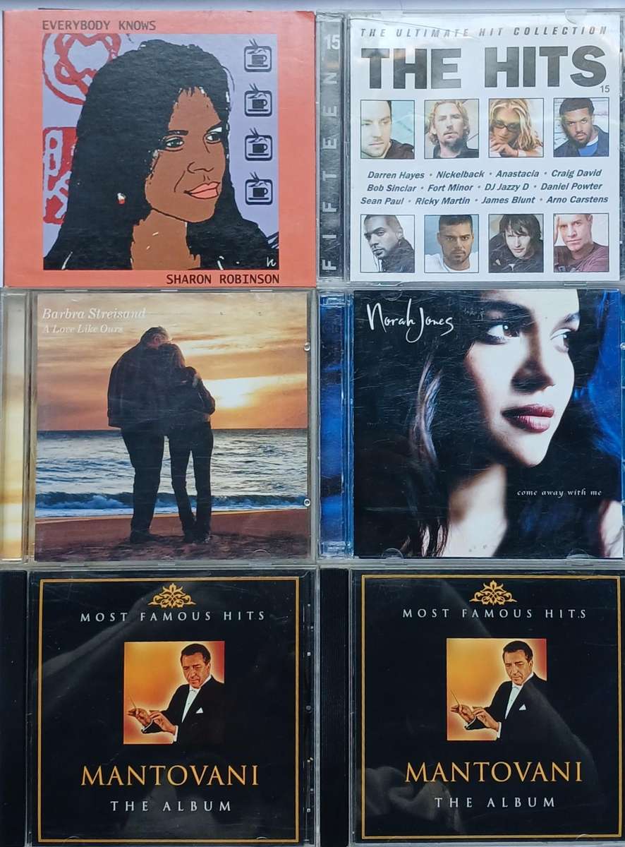 Collection of 26 music CDs
