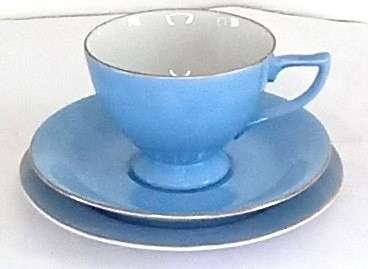 5 x Paramount China 'Harlequin' Trios (15 pcs)