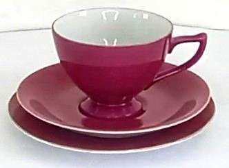 5 x Paramount China 'Harlequin' Trios (15 pcs)