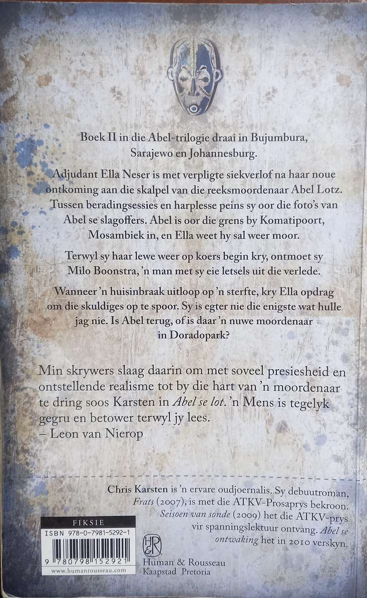 Chris Karsten, Abel se Lot