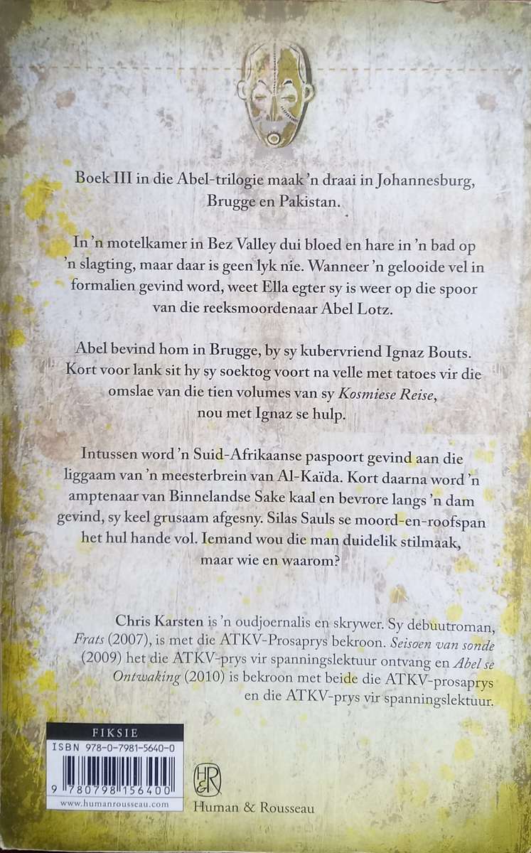 Chris Karsten, Die Afreis van Abel Lotz