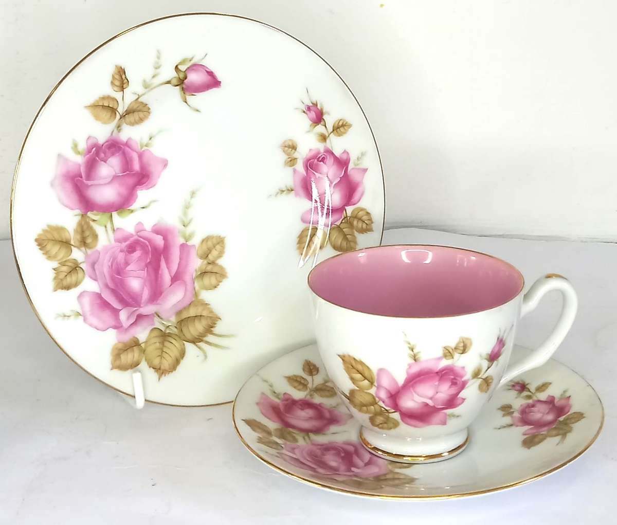 3 x Westminster China 'Harlequin' Trios (9 pics)