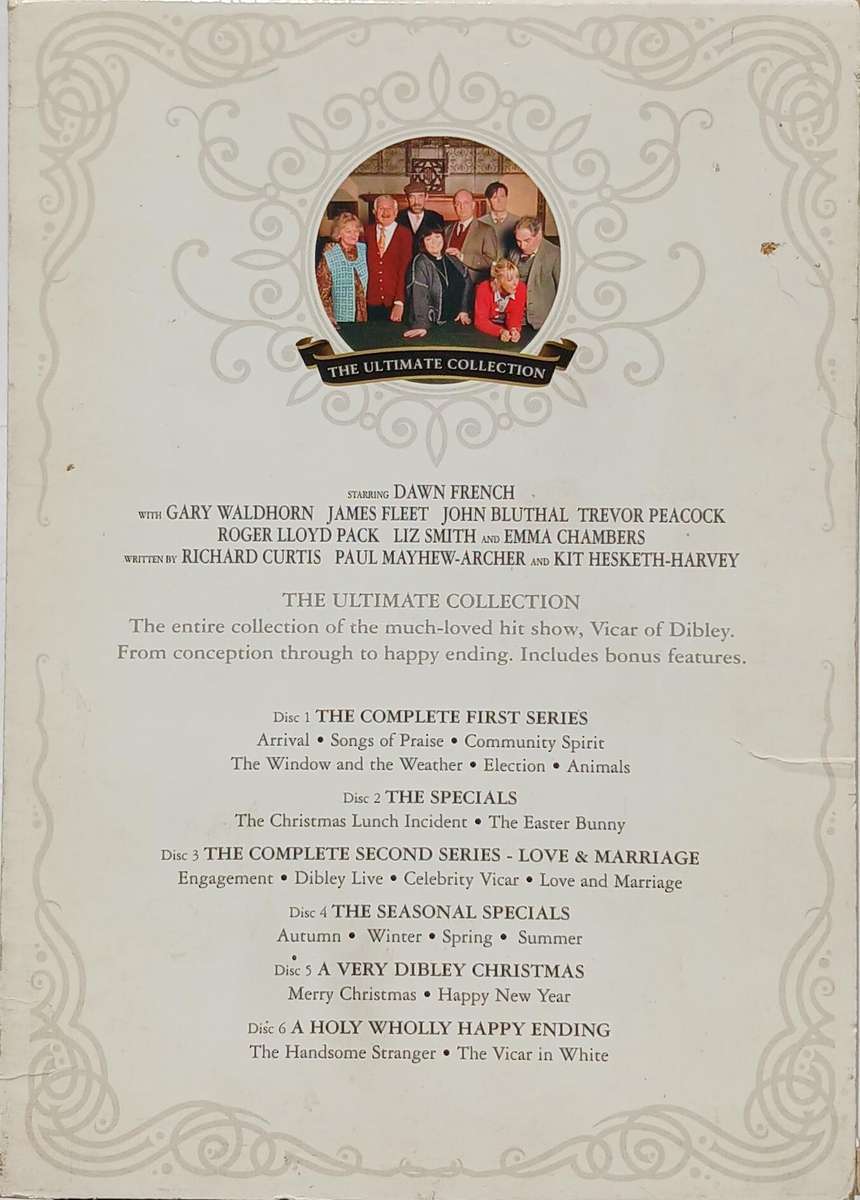 Complete "Vicar of Dibley" TV Series DVD Set (6 discs)