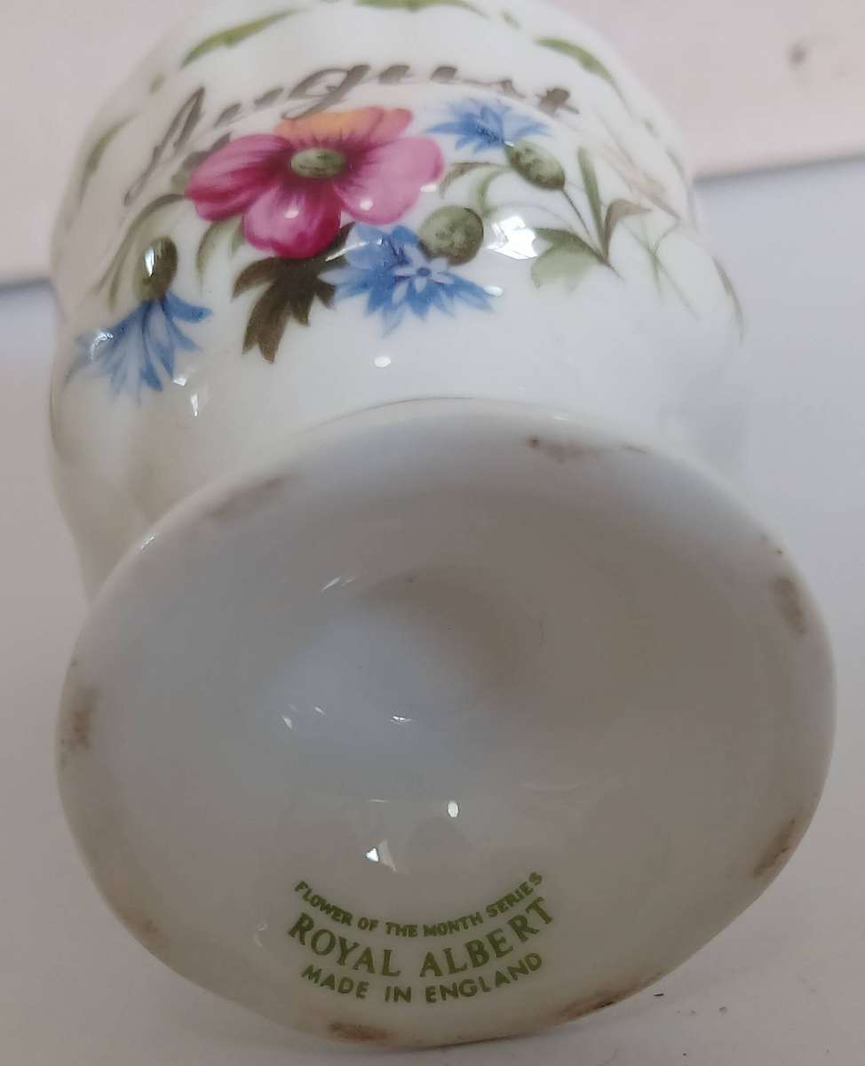 Royal Albert 'Flower of the Month: August - Poppy' Egg Cup