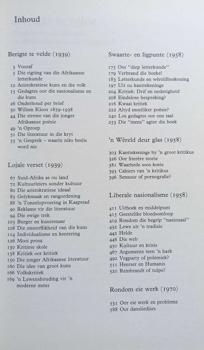 NP van Wyk Louw, Versamelde Prosa 1