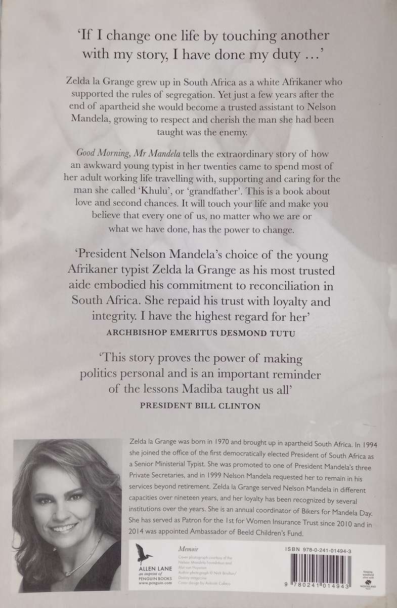 Zelda la Grange, Good Morning, Mr Mandela
