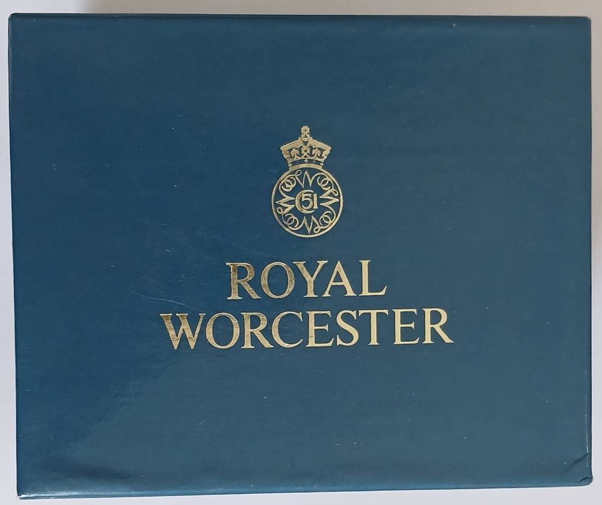 Boxed Pair of Royal Worcester 'Lavinia' Egg Coddlers
