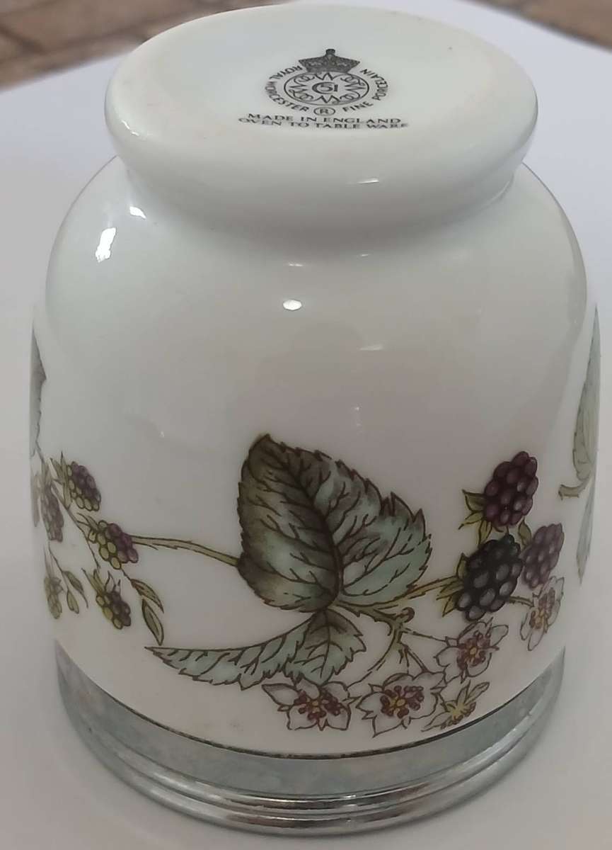 Boxed Pair of Royal Worcester 'Lavinia' Egg Coddlers