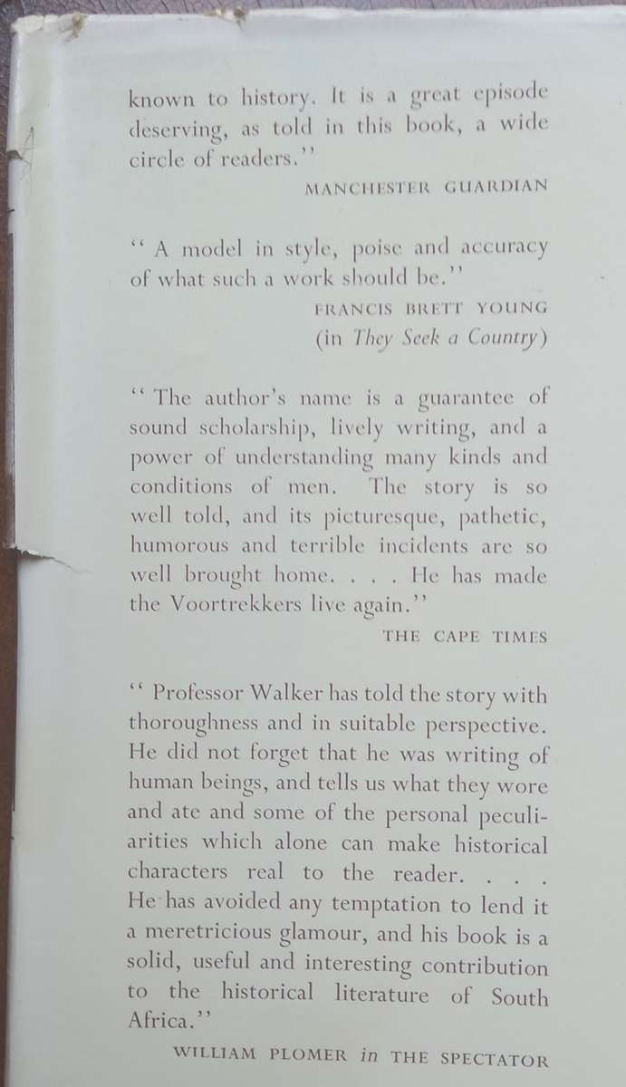 E.A. Walker, The Great Trek