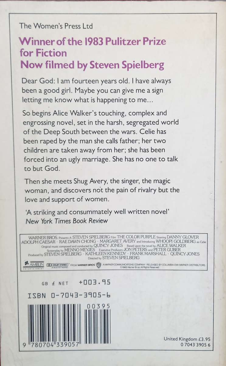 Alice Walker, The Color Purple