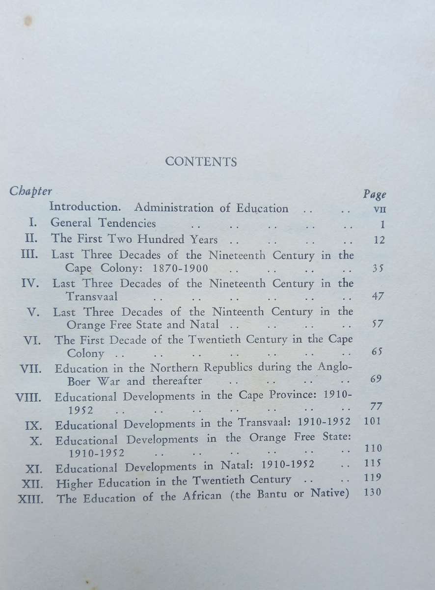 E.G. Pells, 300 Years of Education in South Africa