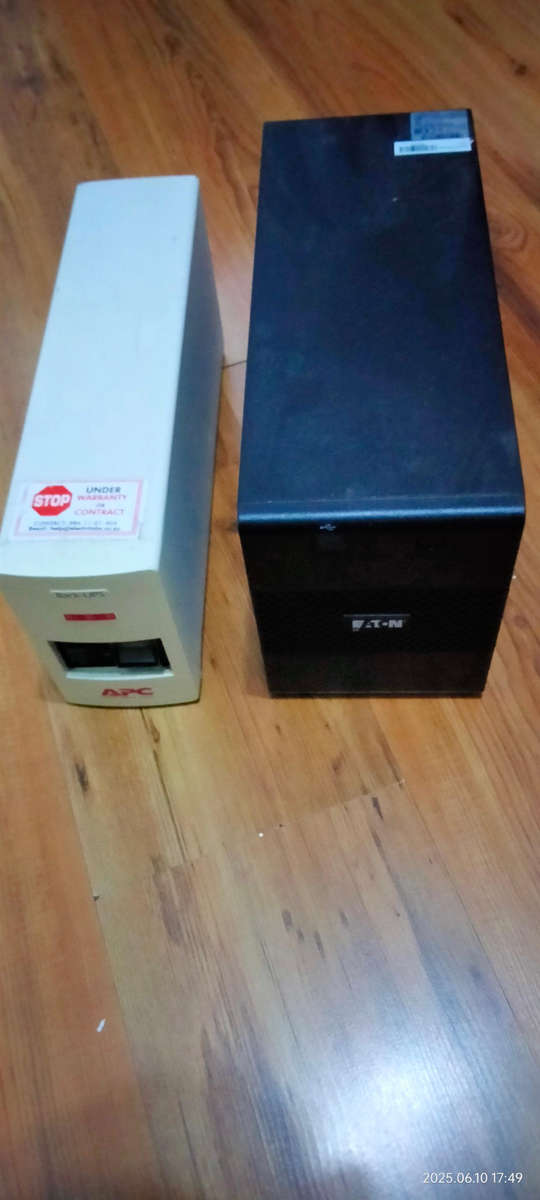 Late entry! 2 x UPS's - untested (read description!)