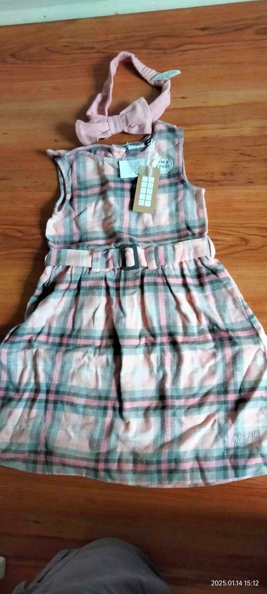 Late entry! Original Earthchild girls 2piece winter dress -brand new! size 7-8 (refer to pics)