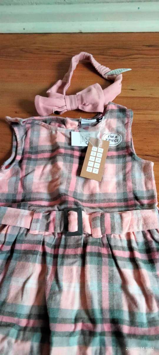 Late entry! Original Earthchild girls 2piece winter dress -brand new! size 7-8 (refer to pics)