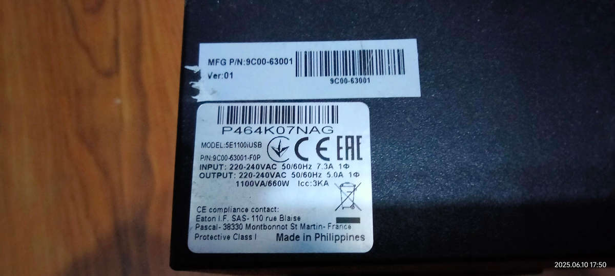 Late entry! 2 x UPS's - untested (read description!)