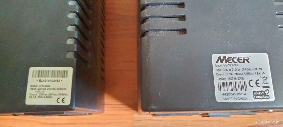 Late entry! 2 x UPS's - untested (read description)