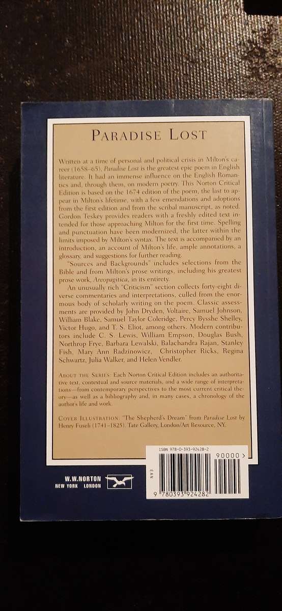 Paradise Lost by John Milton