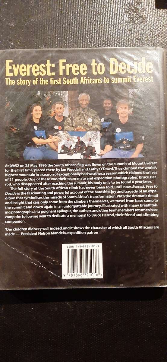 Everest Free to Decide by Cathy O'Dowd & Ian Woodall