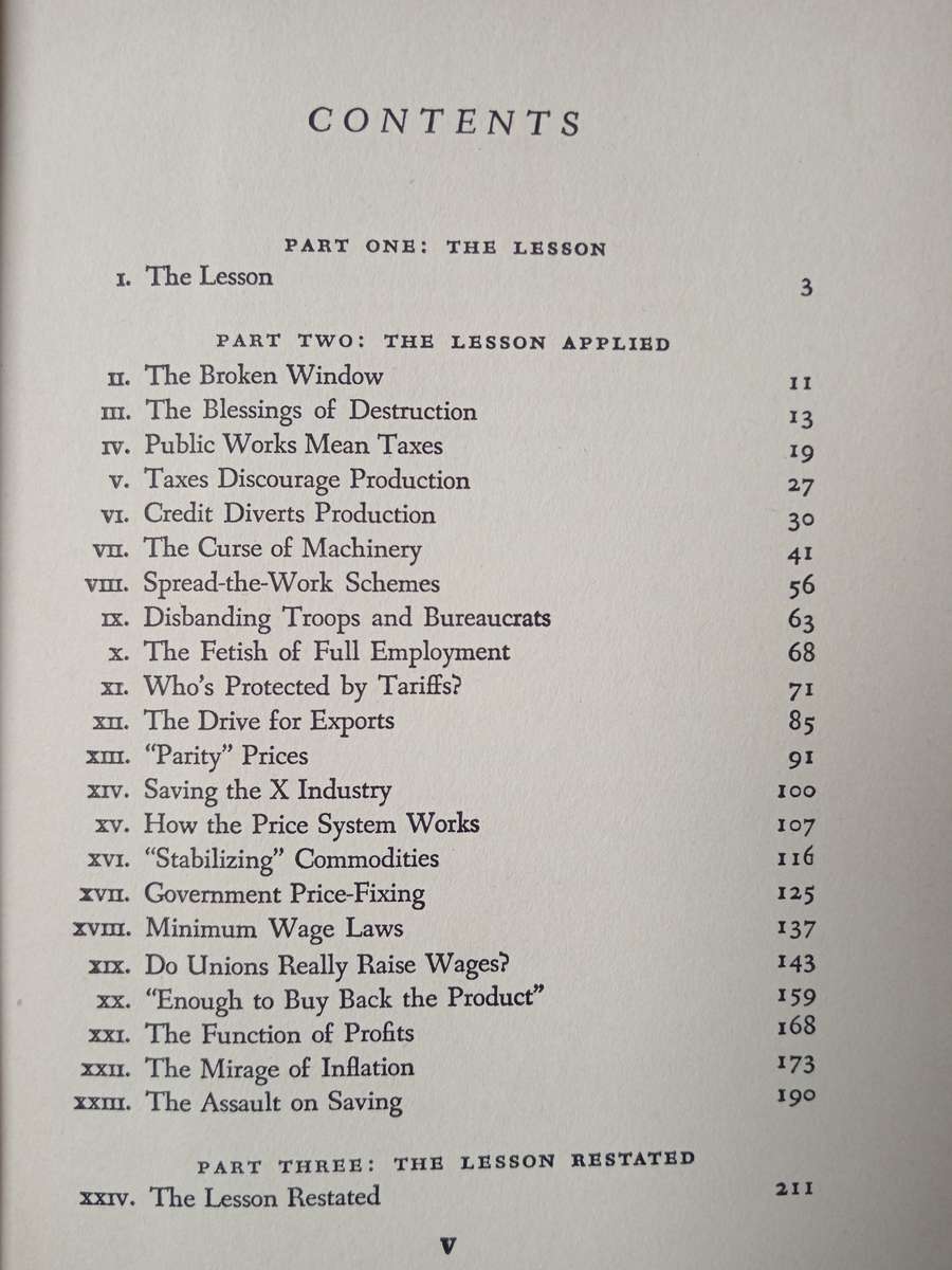 Economics in One Lesson by Henry Hazlitt