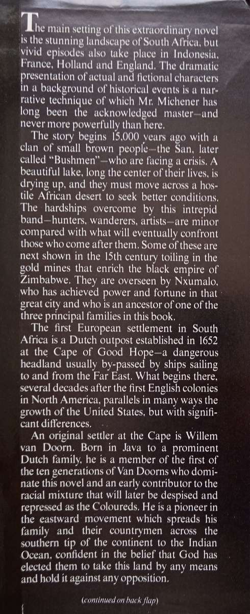 The Covenant by James A Michener