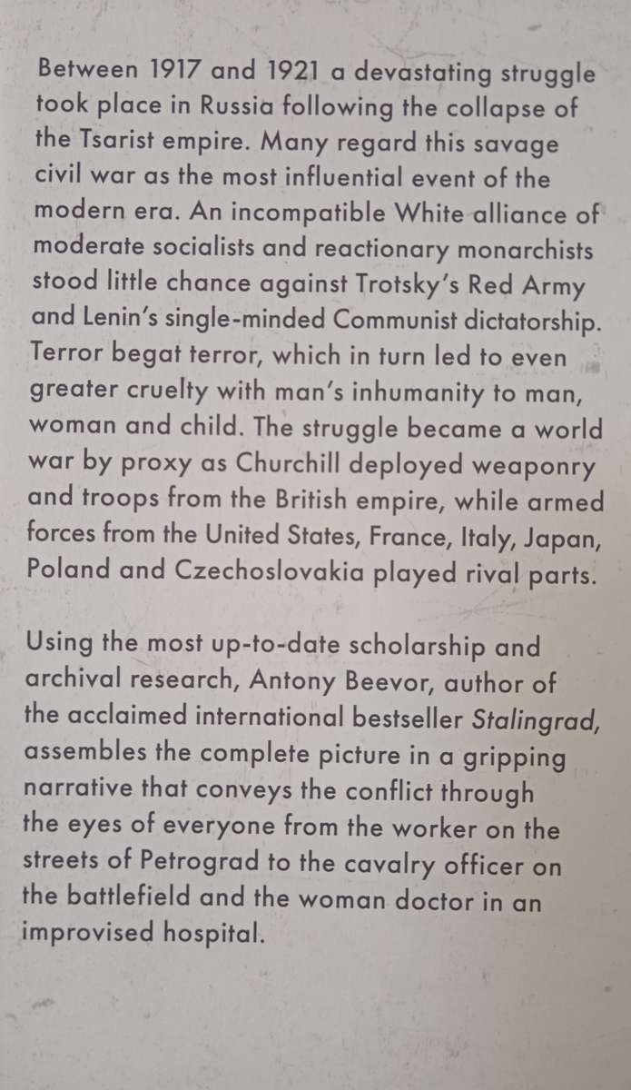 Russia Revolution & Civil War 1917-1921 by Anthony Beevor