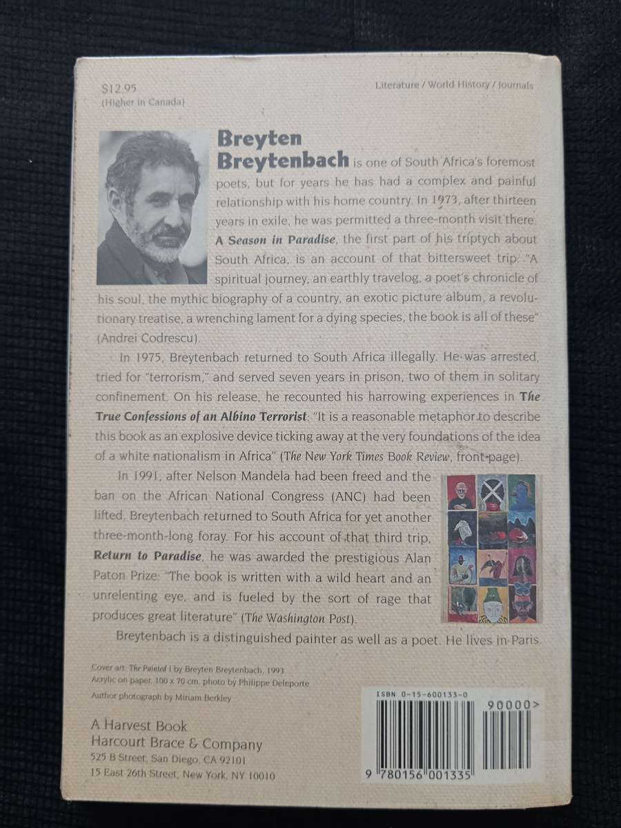 A Season in Paradise by Breyten Breytenbach