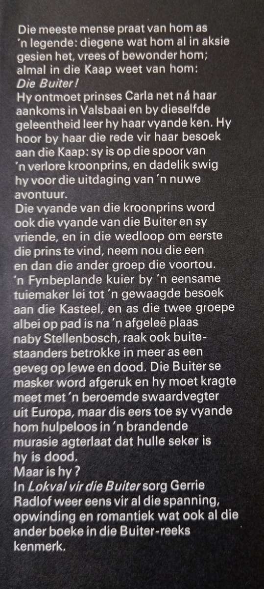 Lokval vir die Buiter by Gerrie Radlof