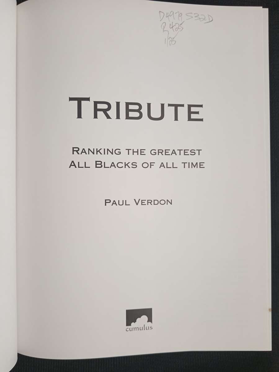 Tribute Ranking the Greatest All Blacks of All Time by Paul Verdon