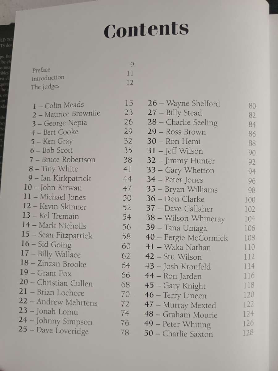 Tribute Ranking the Greatest All Blacks of All Time by Paul Verdon