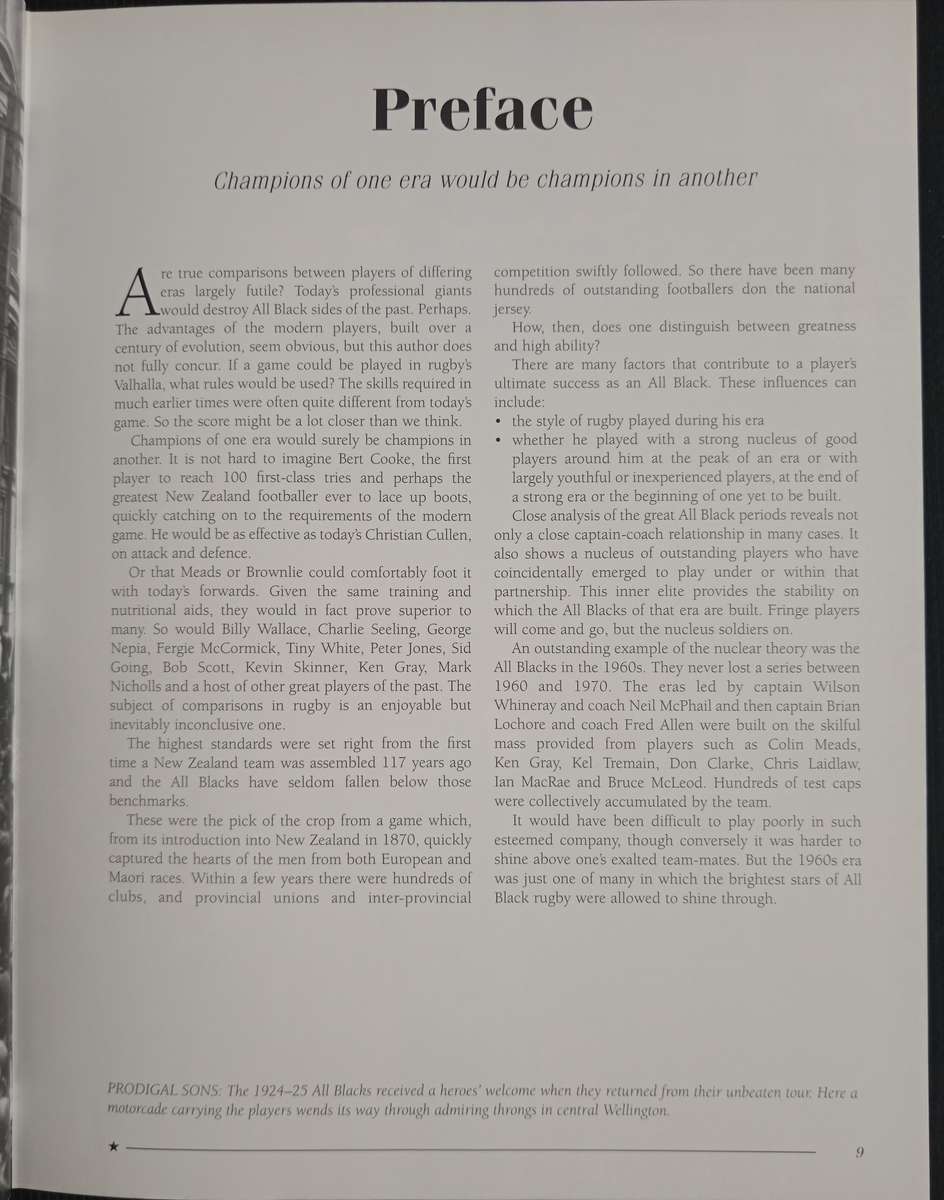 Tribute Ranking the Greatest All Blacks of All Time by Paul Verdon