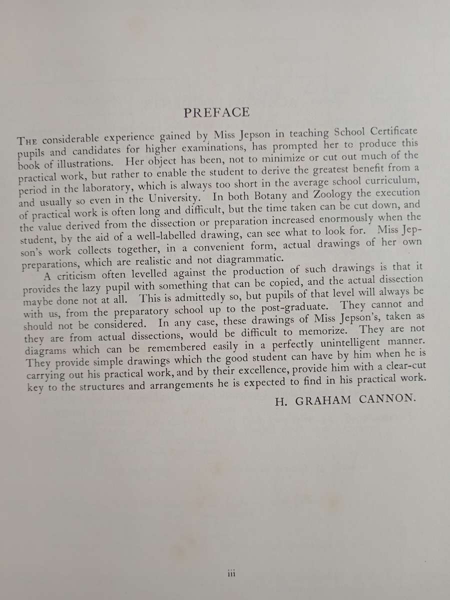 Biological Drawings with notes by Maud Jepson