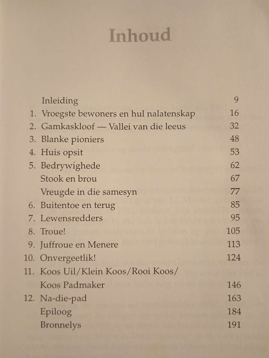 Die Hell Vallei van die Leeus by Sue van Waart