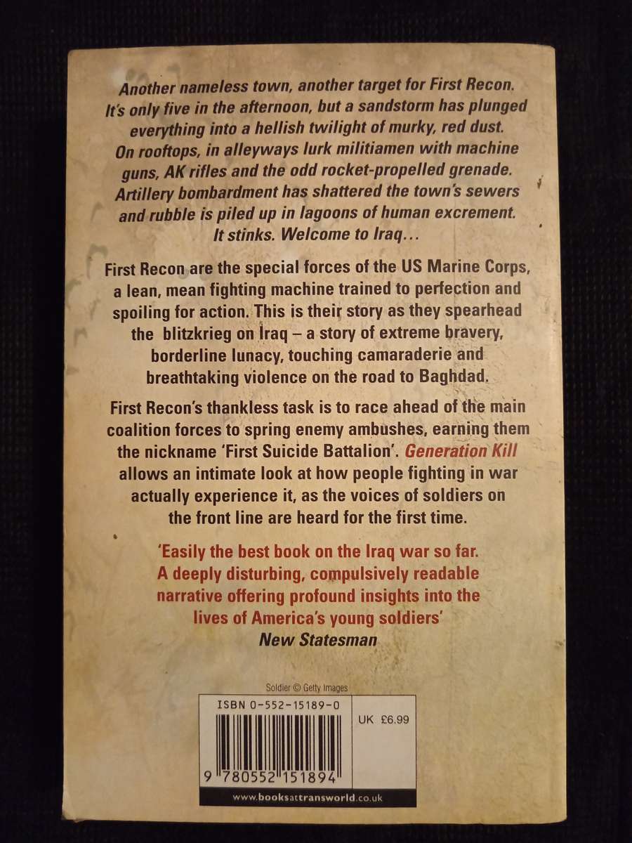 Generation Kill by Evan Wright