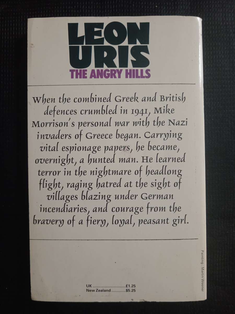 The Angry Hills by Leon Uris