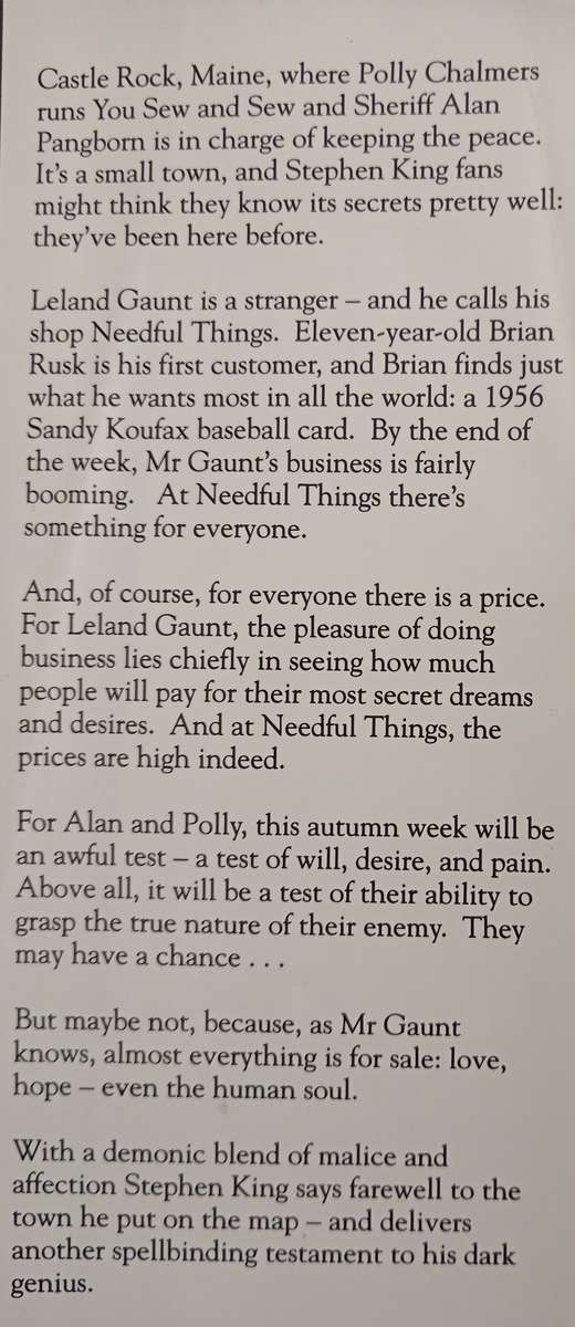 Needful Things by Stephen King