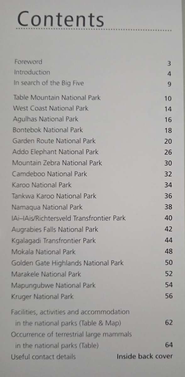 Touring South Africa's National Parks by Michael Brett