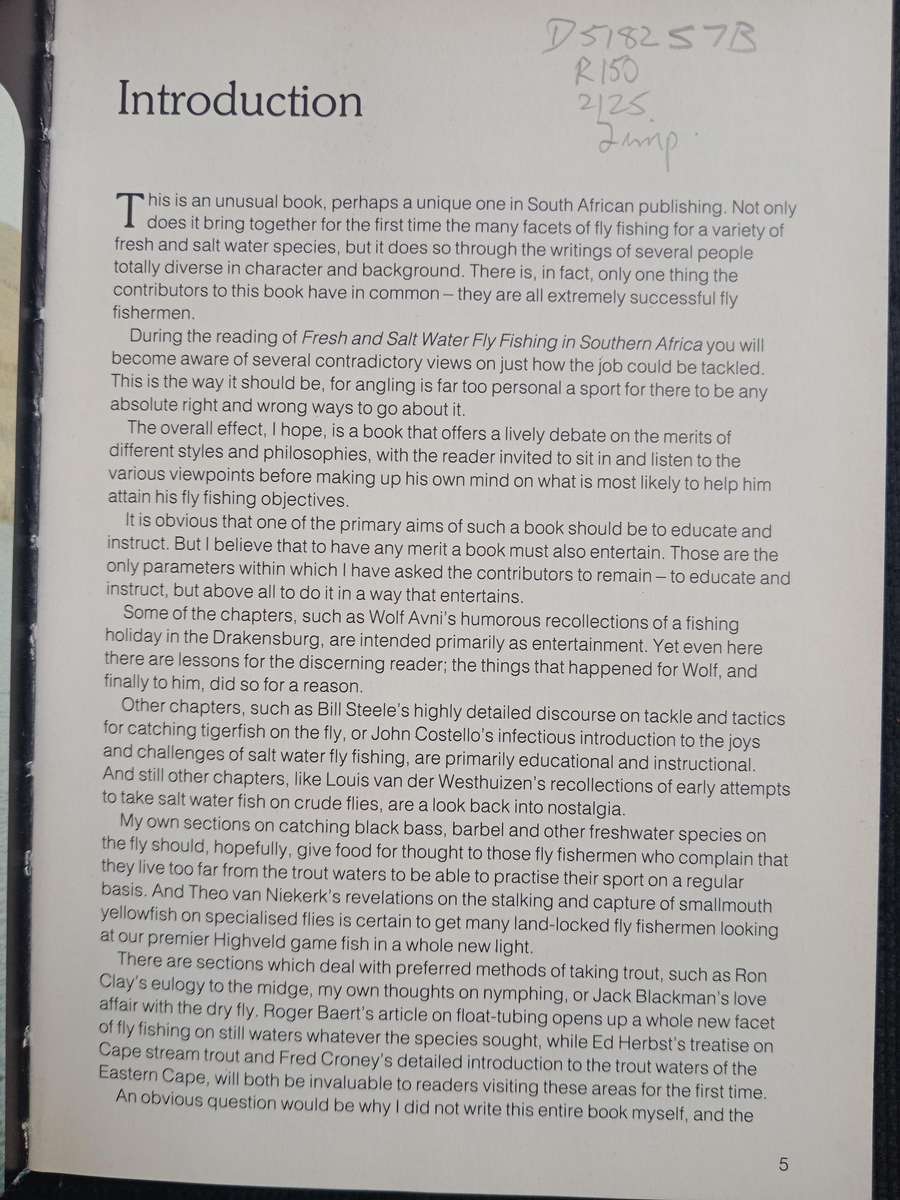 Fresh and Salt Water Fly Fishing in Southern Africa by Charles Norman