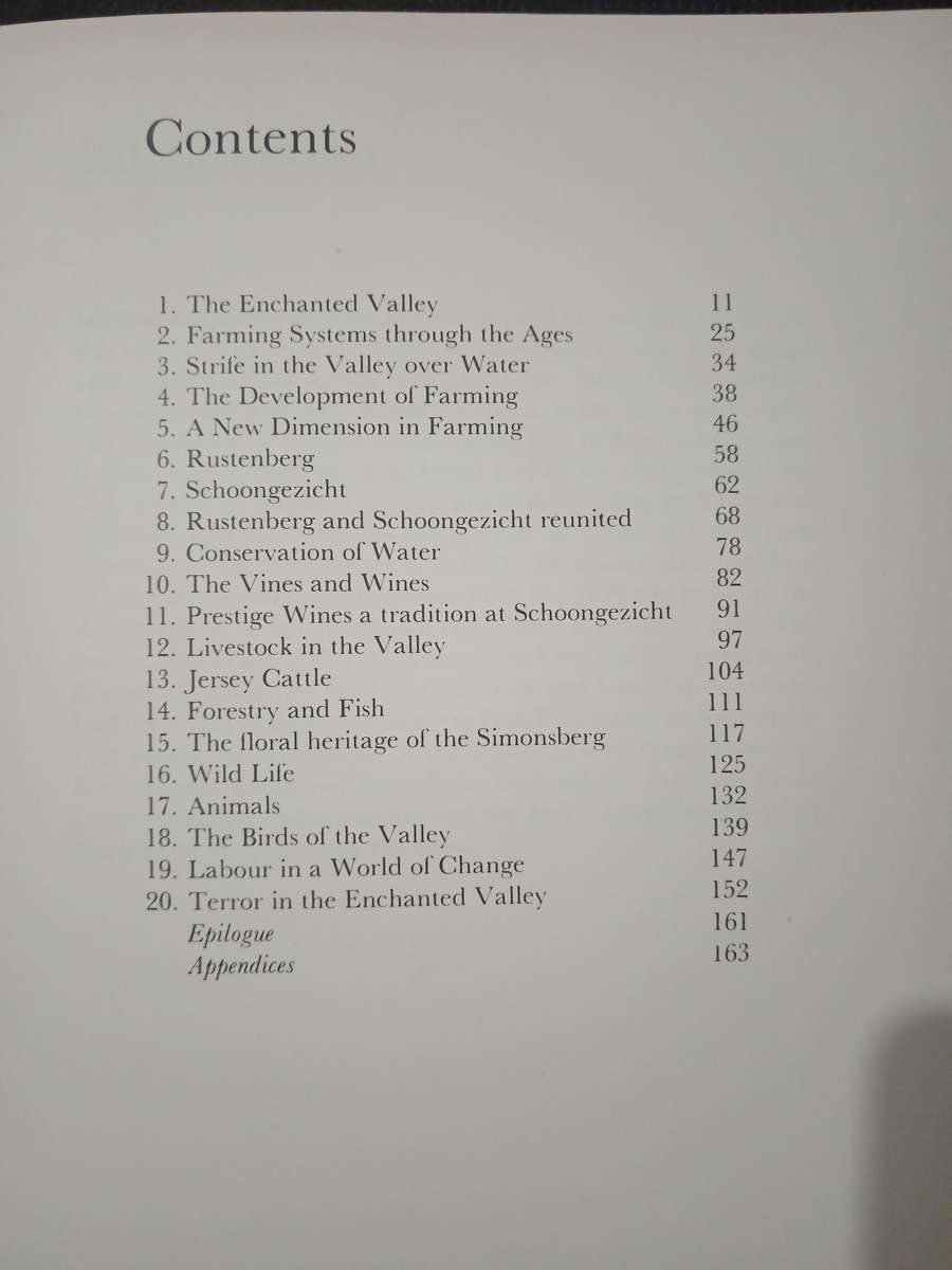 Valley of the Simonsberg by Douglas Houston