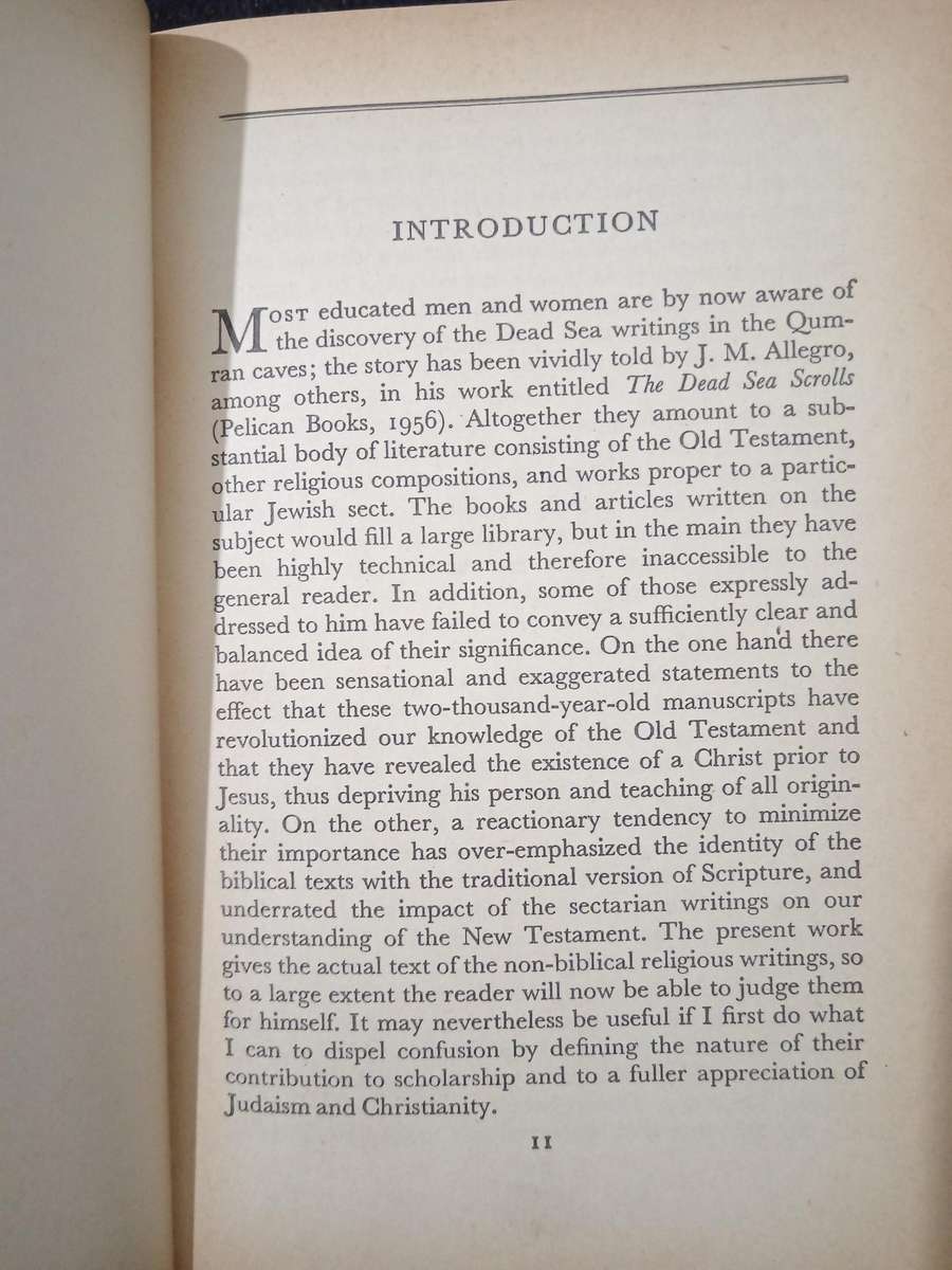 The Dead Sea Scrolls in English by G Vermes