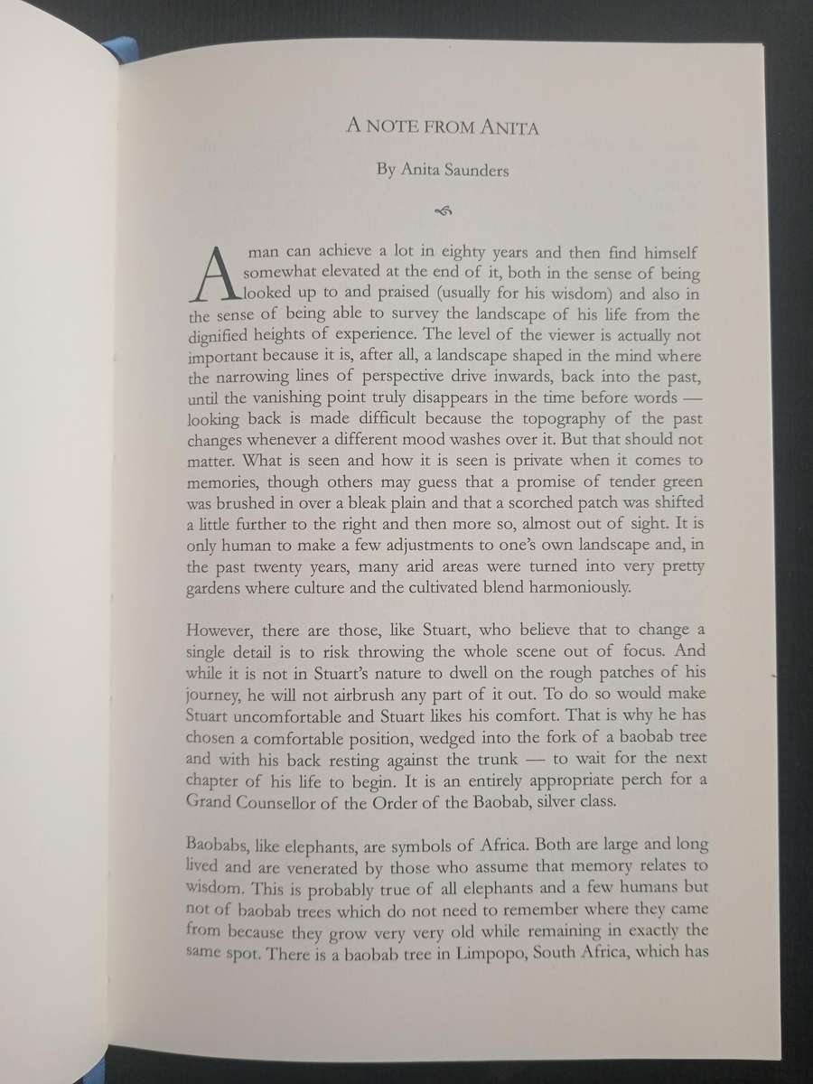 Under The Baobab Essays to Honour Stuart Saunders on his Eightieth Birthday