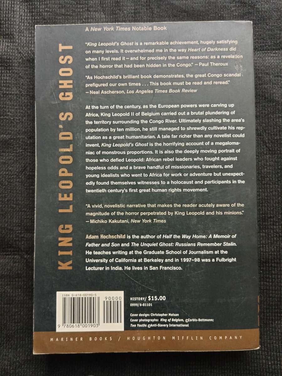 King Leopold's Ghost by Adam Hochschild